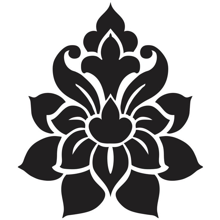 Трафарет "цветы"