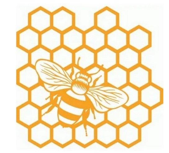 Трафарет соты пчелиные для торта
