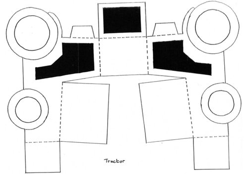 Развертка трактора