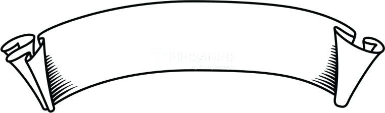 Изогнутая лента для надписи