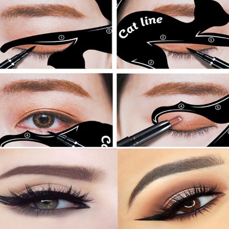 Стрелки на глазах подводкой