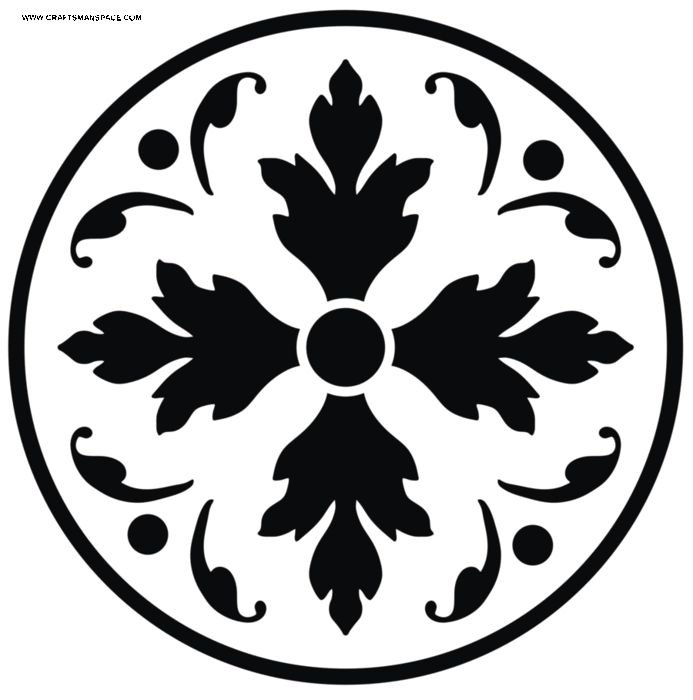 Узор в круге