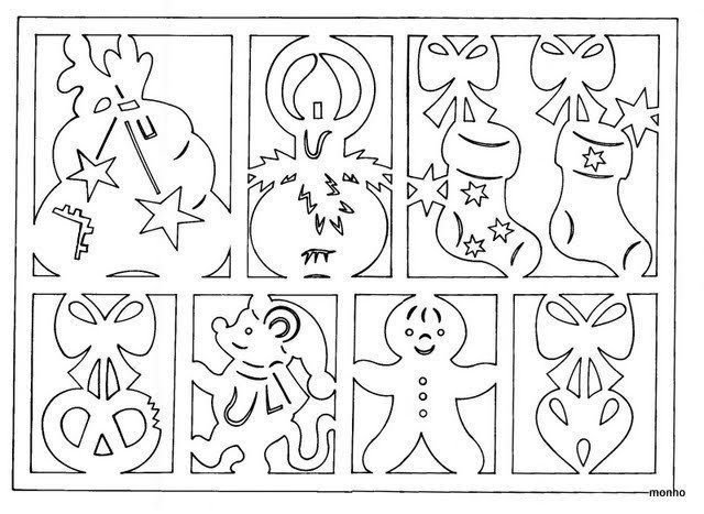 Украшение окон на новый год схемы