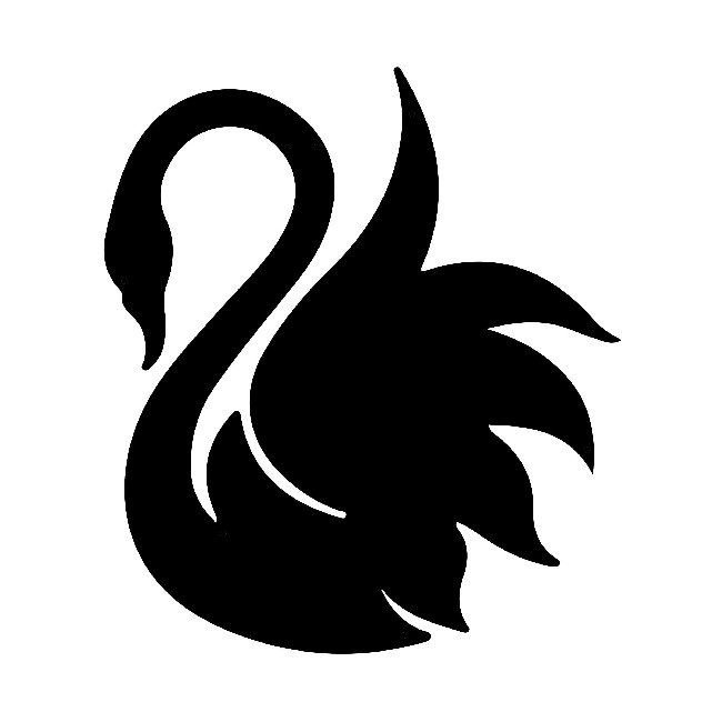 Трафарет птицы