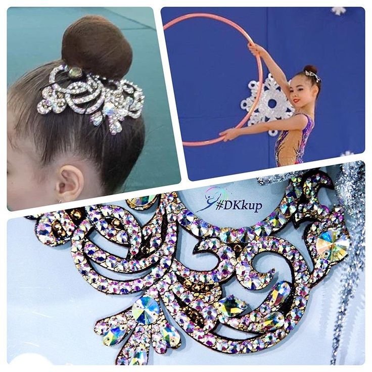 Украшение на кичку для художественной гимнастики
