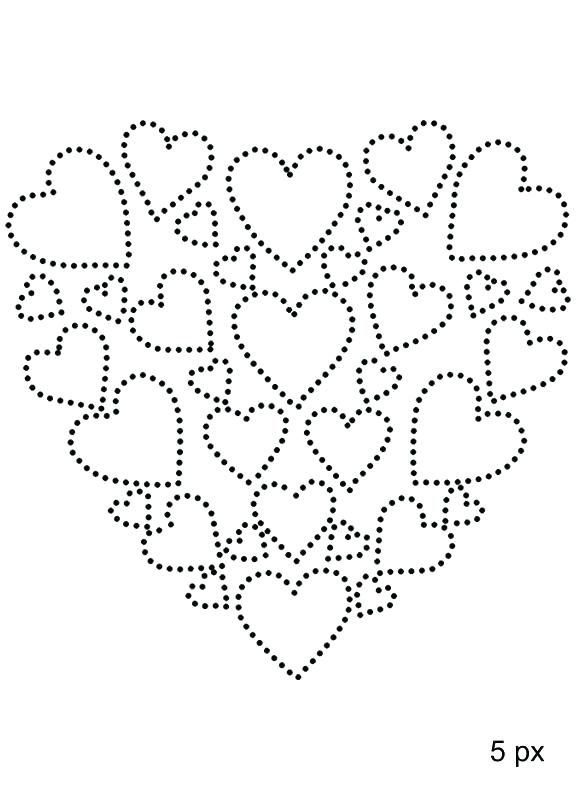 Сердечко по точкам