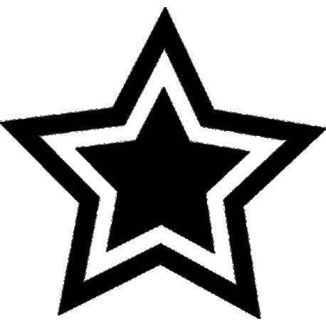 Звездочка силуэт