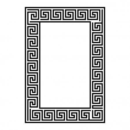 Греческий узор рамка