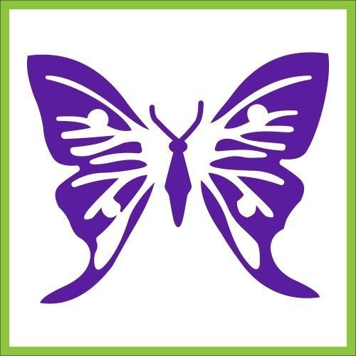 Трафарет бабочки для торта