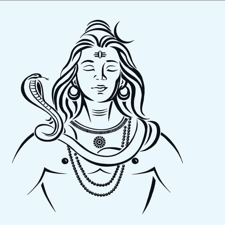 Шива богиня скетч