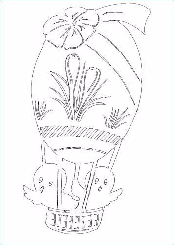 Вытанки на окна пасхальные