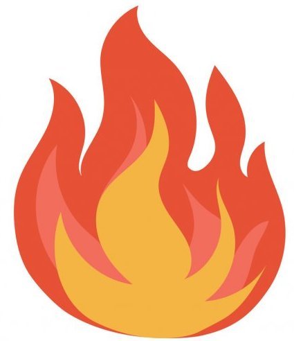 Аппликация огонь