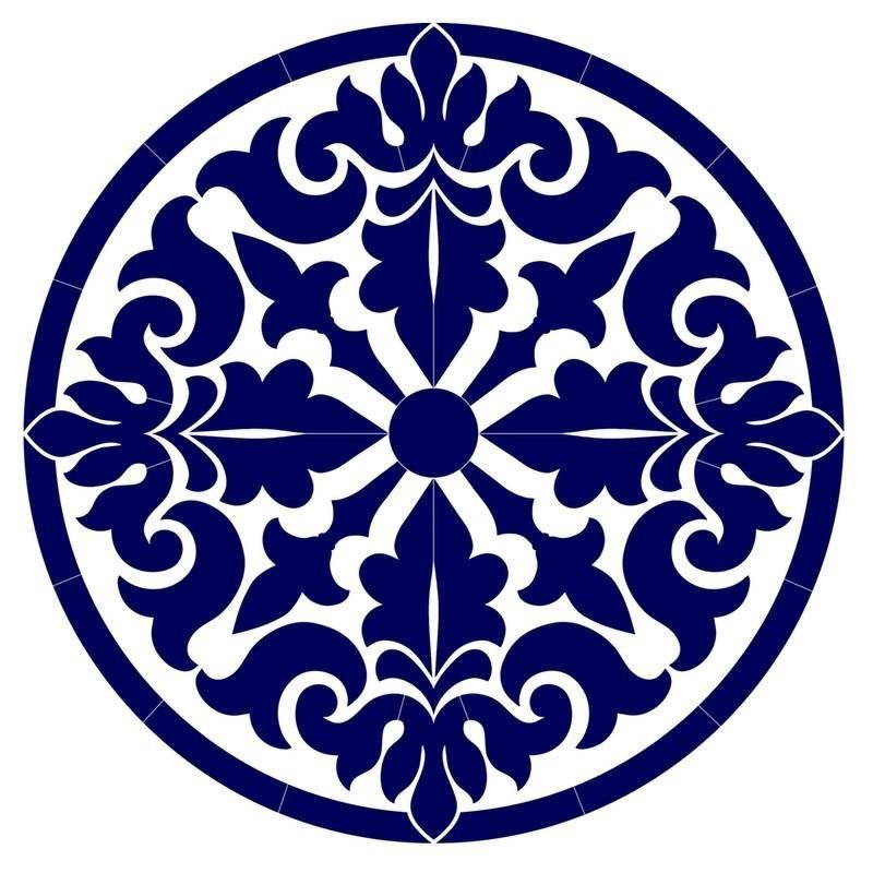 Круглый орнамент