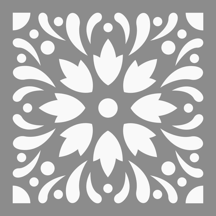 Трафарет для плитки