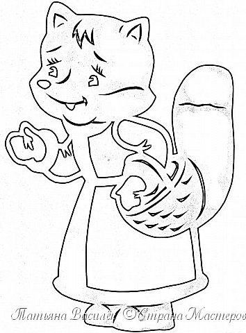 Вырезки из сказок на окна