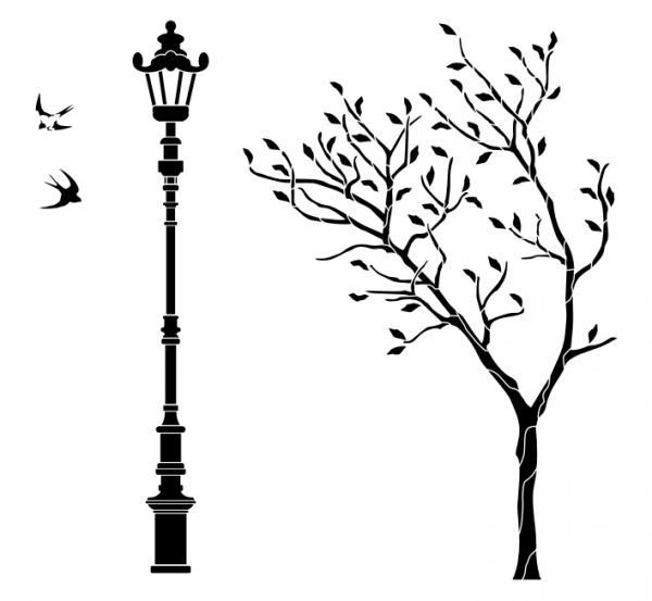 Силуэт декор