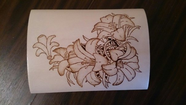 Цветы для выжигания