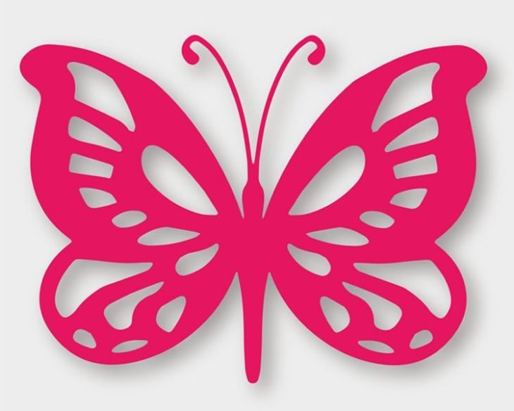 Трафареты бабочек для декора