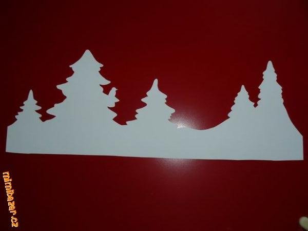 Бумажные сугробы на окно