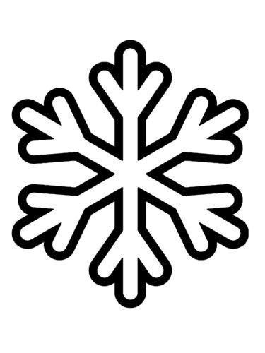 Трафарет «снежинки»
