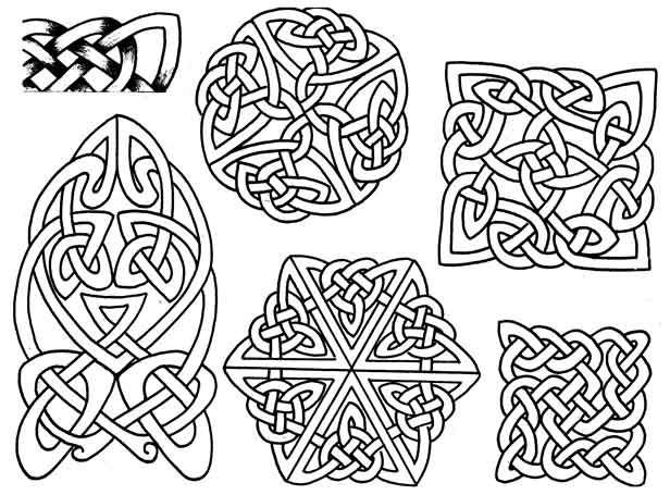 Кельтская вязь для резьбы по дереву