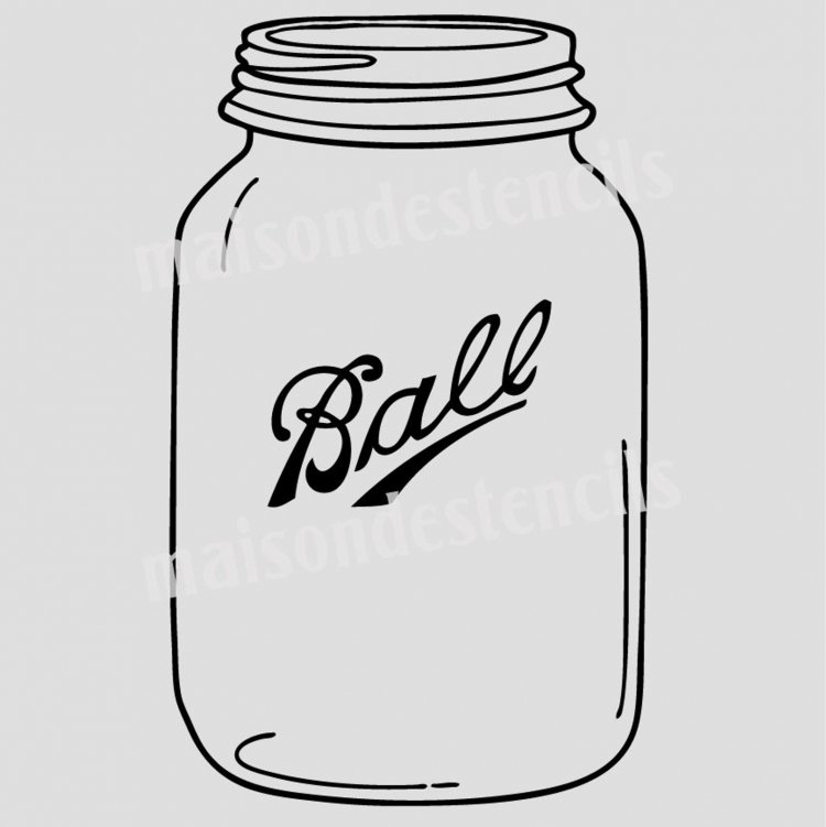 Трафарет банки