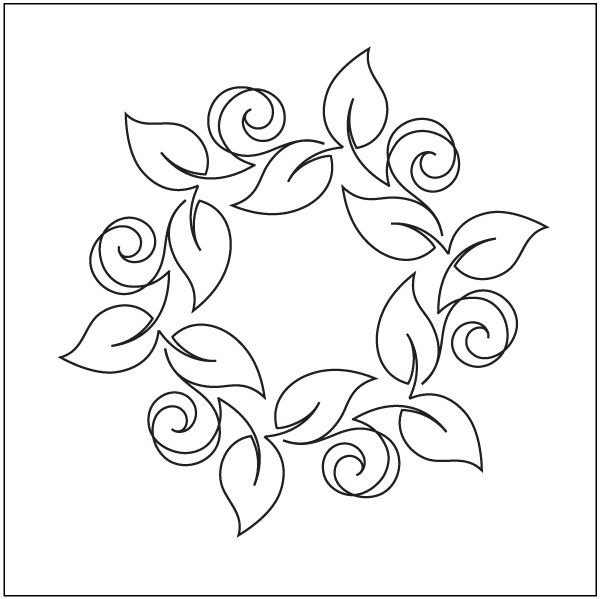 Орнамент трафарет