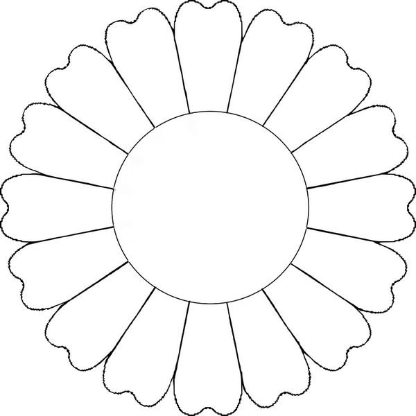 Шаблоны цветов для печати