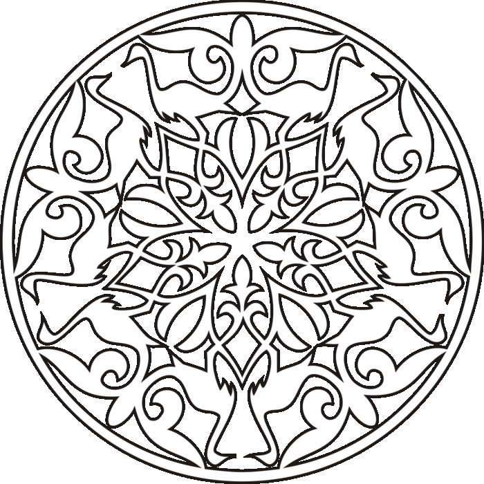 Орнамент в круге