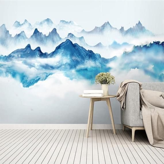 Горы на стене