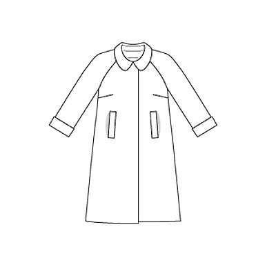 Пальто раскраска для детей