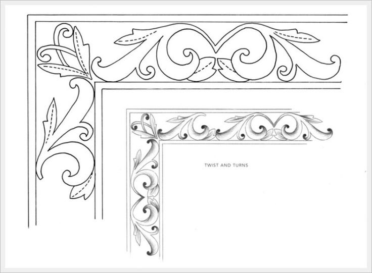 Орнаменты для резьбы по дереву