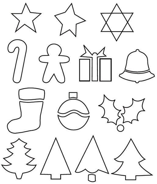 Фигурки для вырезания на новый год