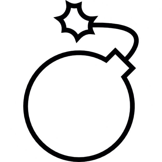 Бомба трафарет