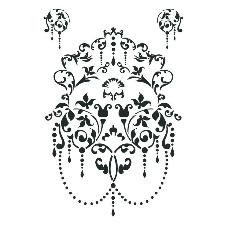 Орнамент трафарет