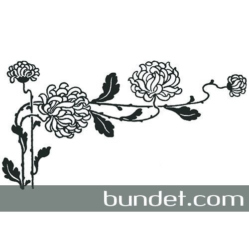 Японский растительный орнамент