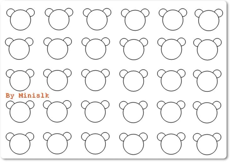 Трафарет для макаронс