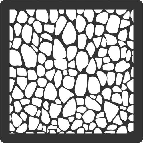 Трафарет для тротуарной плитки