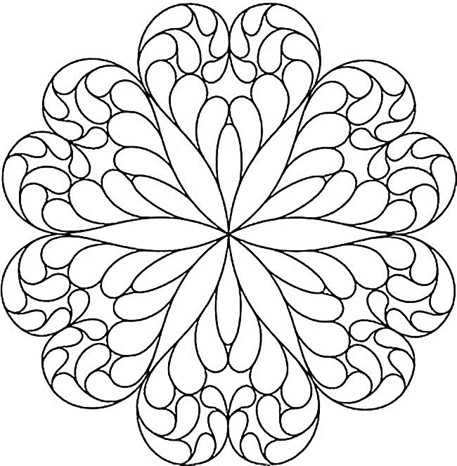 Орнамент для джутовой филиграни