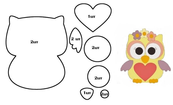 Выкройки игрушек для мобиля