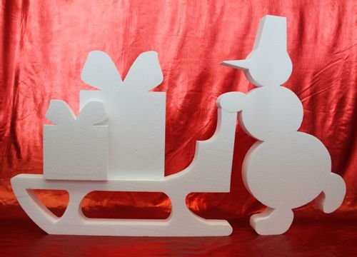 Фигурки из пенопласта на новый год