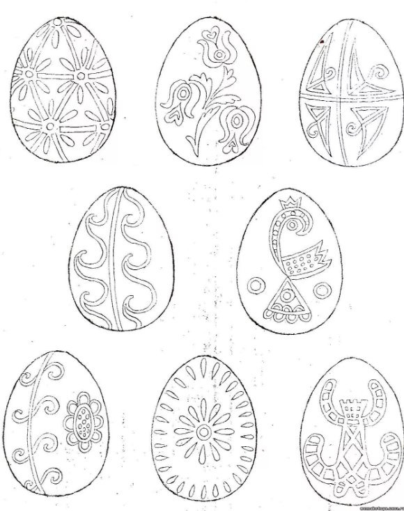 Писанка роспись пасхального яйца