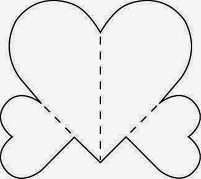 Сердечки шаблоны для вырезания