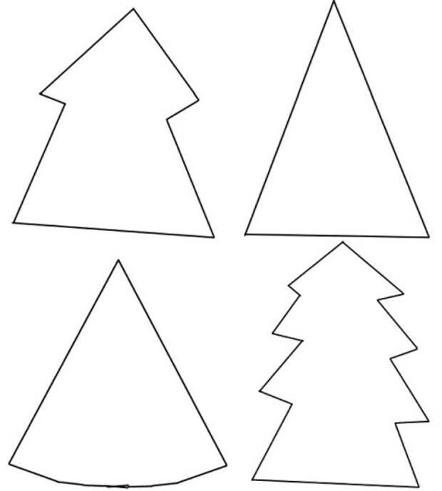 Елочка для вырезания