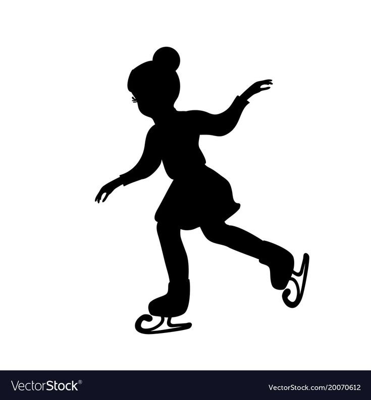 Коньки силуэт