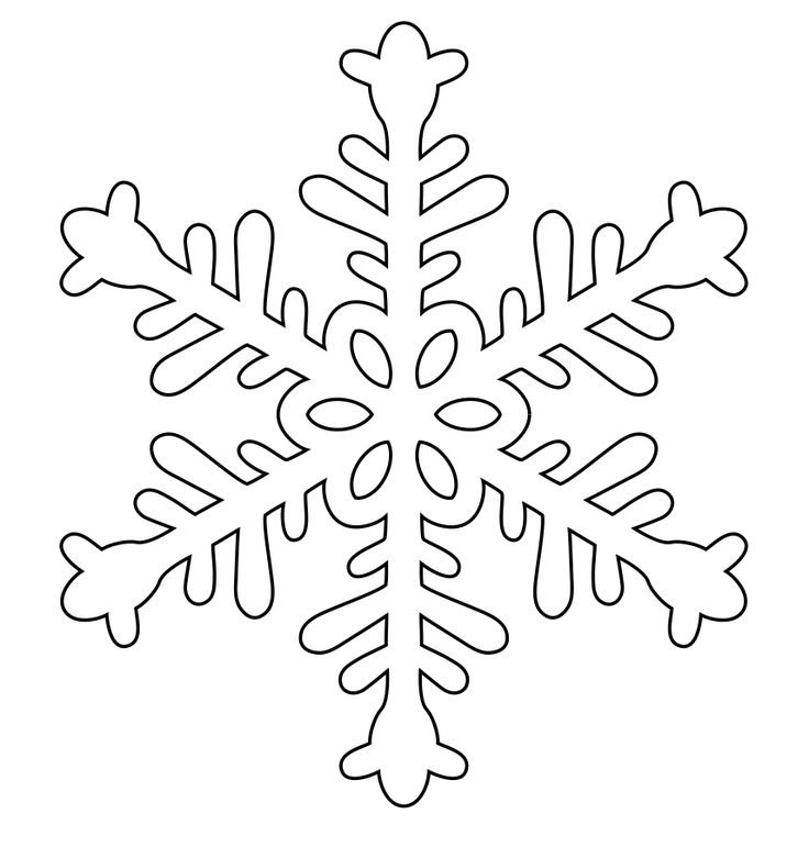 Шаблоны снежинок