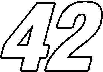 Цифра 41 раскраска