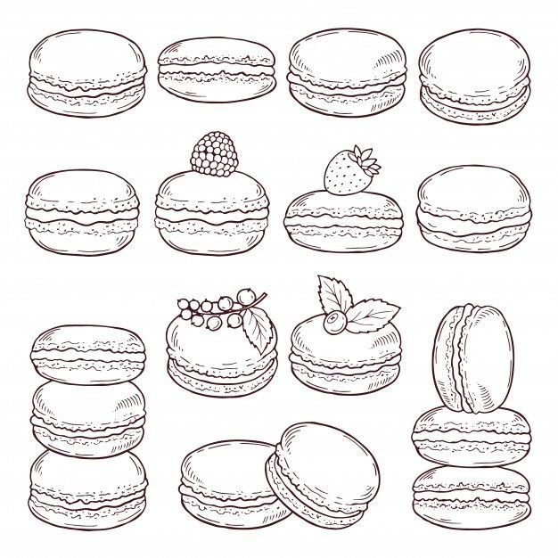 Рисунки сладостей карандашом