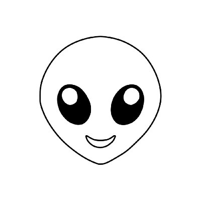 Нарисовать инопланетянина