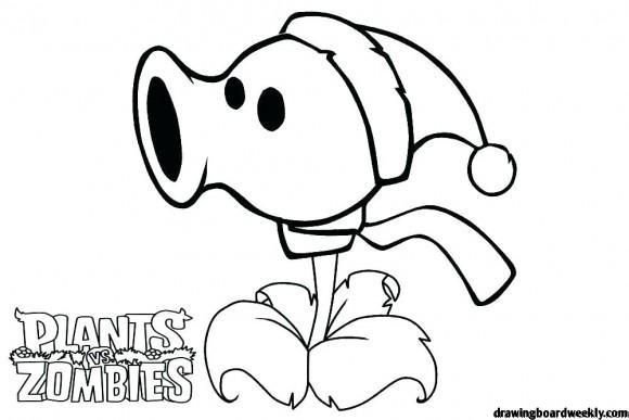 Раскраски растения против зомби босс